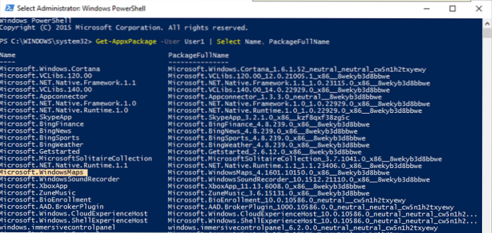 How to Uninstall Windows 10 pre installed apps with Powershell