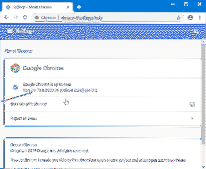 Cum se actualizează Google Chrome în Windows 10