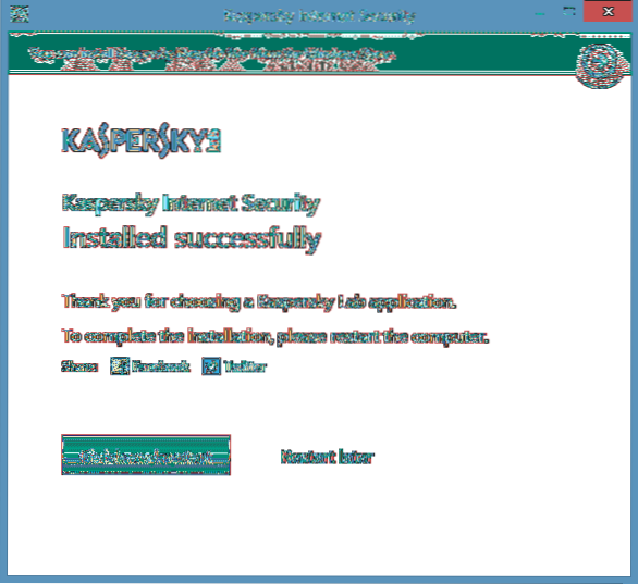 Come aggiornare Kaspersky 2012/2013 a Kaspersky 2014