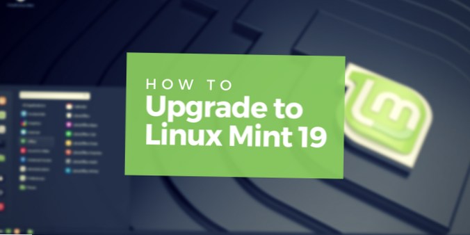 Sådan opgraderes til Linux Mint 19