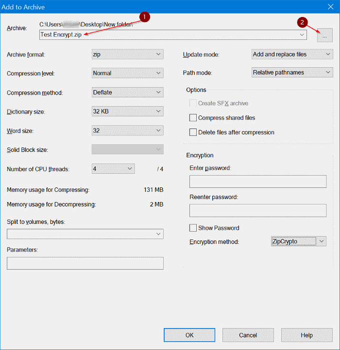 How To Use 7-Zip To Encrypt Files And Folders In Windows 10