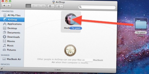 Como usar o Airdrop no macOS
