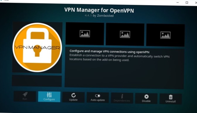 Hoe u een VPN op Kodi gebruikt en installeert