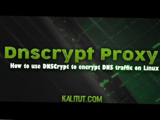 Verwendung von DNSCrypt zum Verschlüsseln des DNS-Verkehrs unter Linux