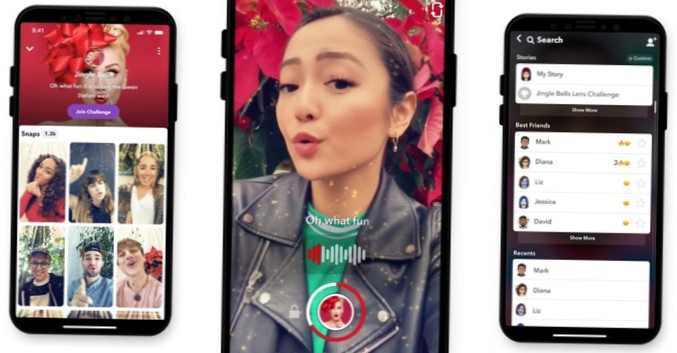 Lensuitdagingen gebruiken op Snapchat