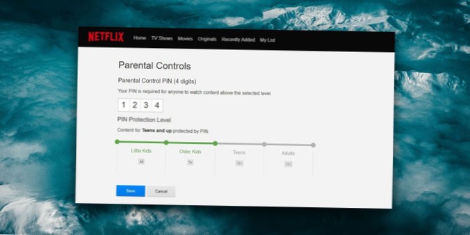 Jak používat rodičovskou kontrolu Netflix ke správě obsahu