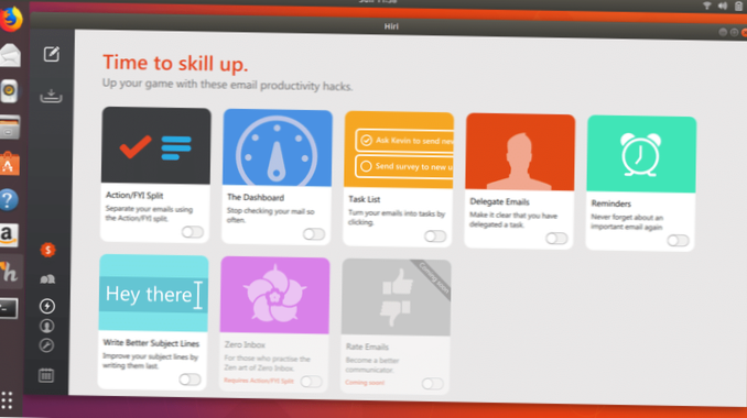 Sådan bruges Outlook-e-mail på Linux