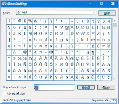 How to use special character on windows 10