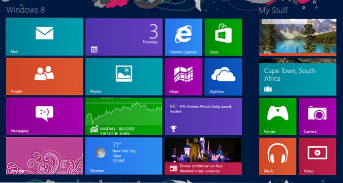 How To Use Start Screen As Start Menu In Windows 8.1