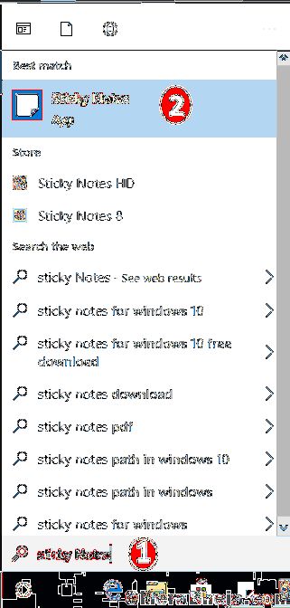 How to use Sticky Notes - A complete guide