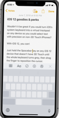 How To Use Trackpad On Non-3D Touch iPhones