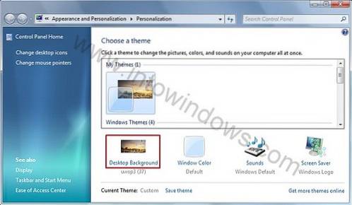 How To Use Windows 7 Desktop Slide Show Feature