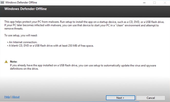 How to Use Windows Defender Offline to remove Persistent Infections