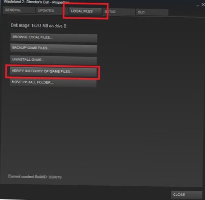 Como verificar o cache de um jogo Steam
