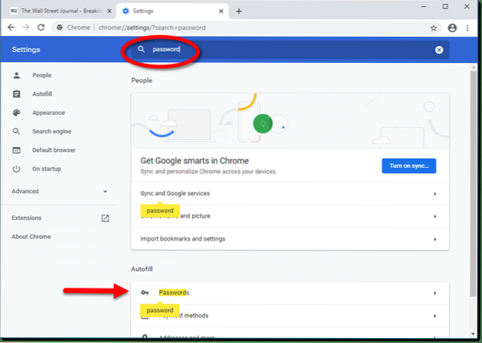 Slik viser og oppdaterer du passord som er lagret i Google Chrome