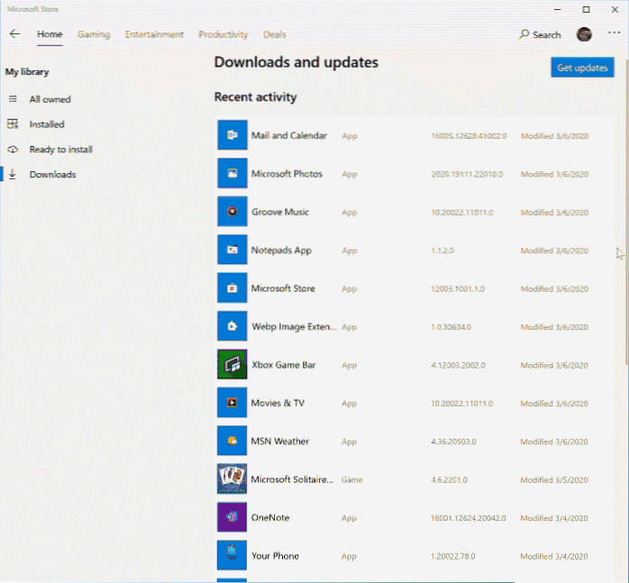So zeigen Sie kürzlich aktualisierte Apps in Windows 10 an