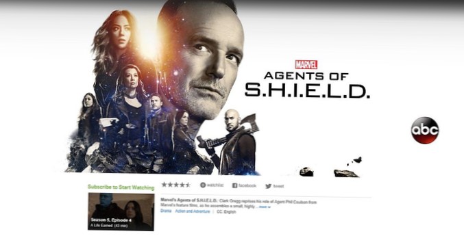 Hvordan se Agents Of Shield sesong 5 på nettet (Kodi Streams inkludert)