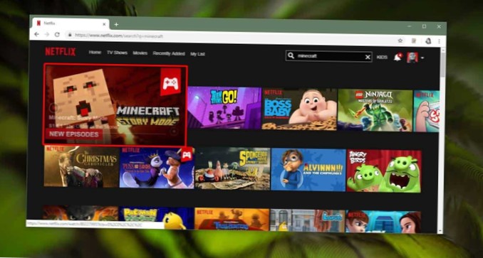 Jak sledovat interaktivní obsah Netflix ve Windows 10