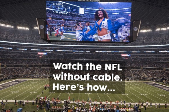 Como assistir a jogos da NFL sem cabo (opções Kodi incluídas)