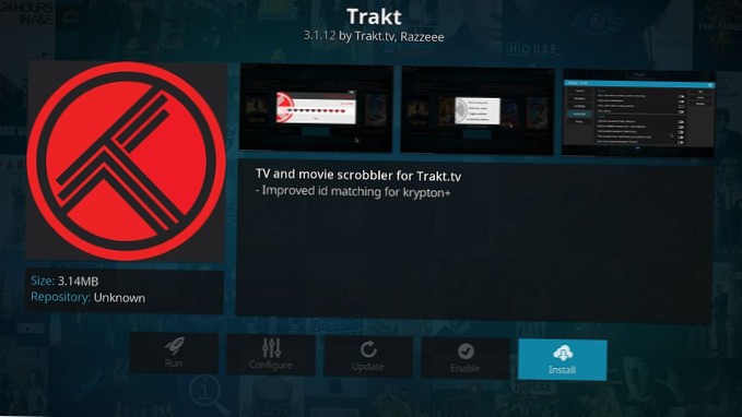 Installez et configurez le module complémentaire TRAKT pour Kodi en quelques minutes