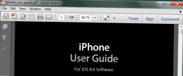 Invertieren Sie Farben in einer PDF-Datei, um die Nacht besser lesen zu können