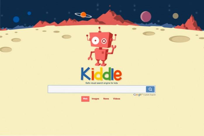 Kiddle - Um motor de pesquisa seguro apenas para crianças