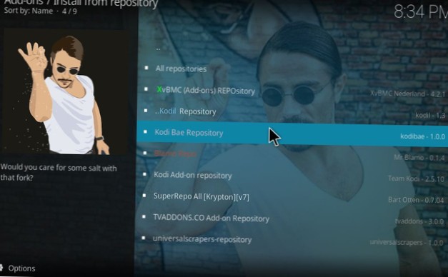 Kodi Bae Repo - Comment installer et utiliser Kodi Bae
