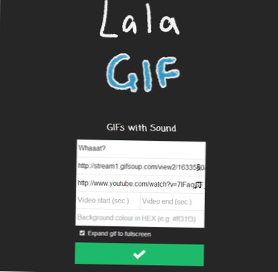 Lala Gif Ajouter de l'audio à vos gifs