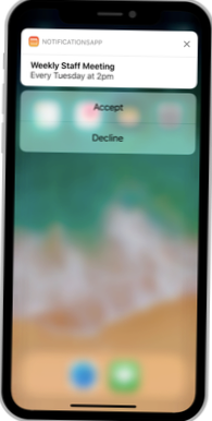 Starten Sie Apps und tätigen Sie Anrufe über das iPhone Notification Center