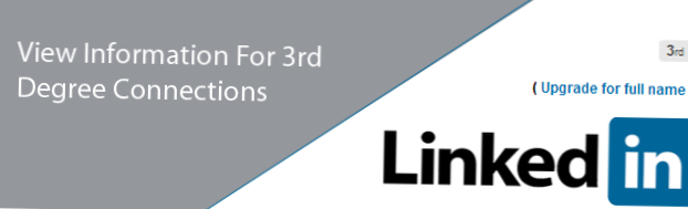 Afficher légalement les informations publiques pour une connexion de 3e degré sur LinkedIn