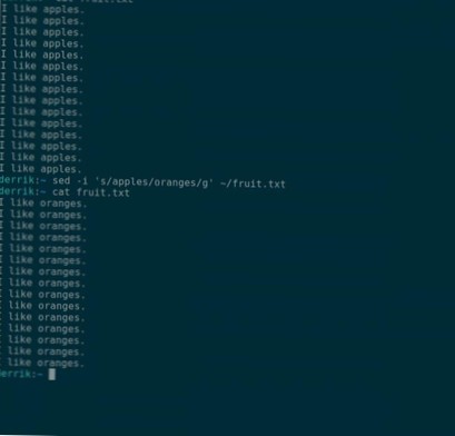 Linux vervangt tekstreeks in bestand [Guide]