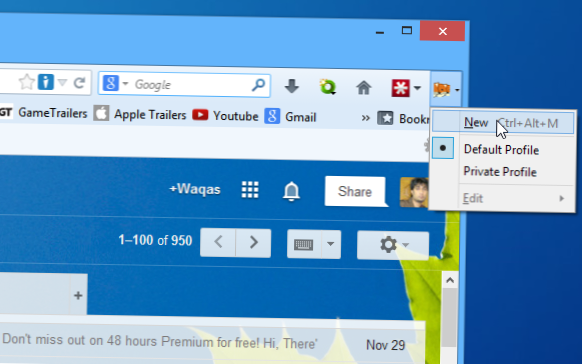 Zaloguj się do tych samych witryn internetowych z wieloma kontami w przeglądarce Firefox za pomocą Multifox