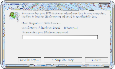 Logon Windows Using USB Drive without Typing Password