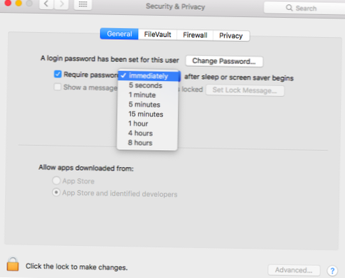MacLoc viser skærmbilledet 'Skift bruger', når du låser din Mac