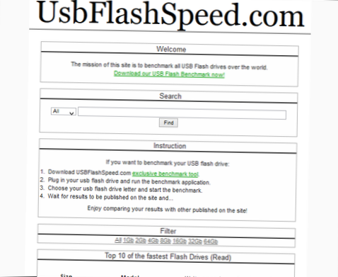 Measure Your USB Drive's Read/Write Performance With USBFlashSpeed