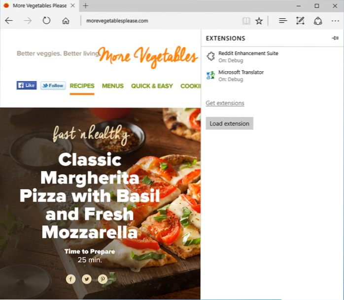 Microsoft lancia il supporto delle estensioni per Microsoft Edge