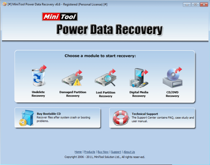 MiniTool Power Data Recovery Kostenlos für Windows 10