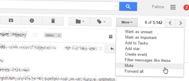 Slå meddelelser fra 'Svar alle' til i en Gmail-tråd, medmindre du modtager en e-mail direkte