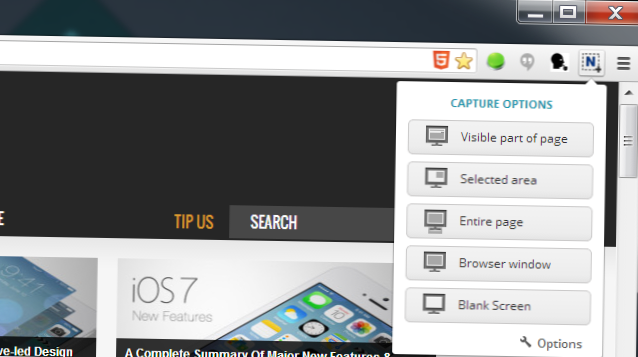 Nimbus oferuje potężne narzędzie do zrzutów ekranu dla Chrome z obsługą skrótów klawiszowych