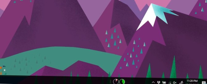 Intet grønt flueben på Dropbox-systembakkeikonet