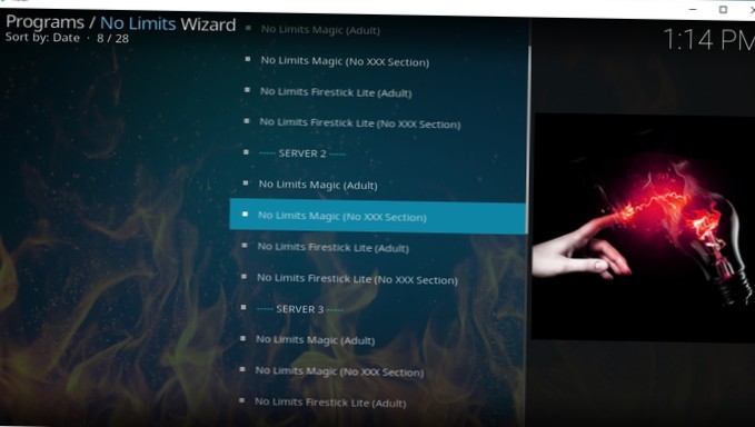 No Limits Magic Kodi Build - Comment installer No Limits rapidement et facilement