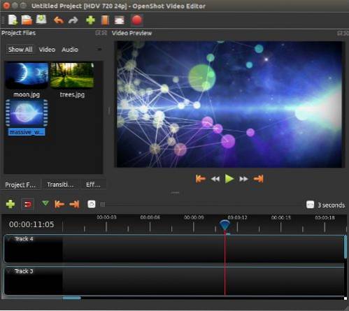 Editor de vídeo OpenShot - Uma ferramenta de edição de vídeo gratuita de código aberto