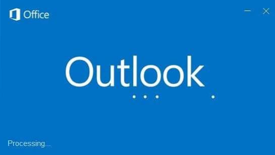Outlook 2016/2019/365 Hangs At Processing, Starting Or Loading Profile Screen