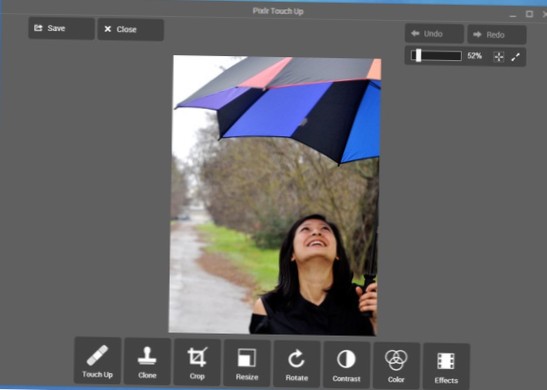 Pixlr Touch Up da Autodesk é um editor de imagens off-line prático para o Google Chrome