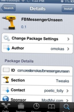 Prevent Facebook Messenger For iOS From Sending 'Seen' Receipts