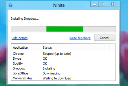 Programma installeren