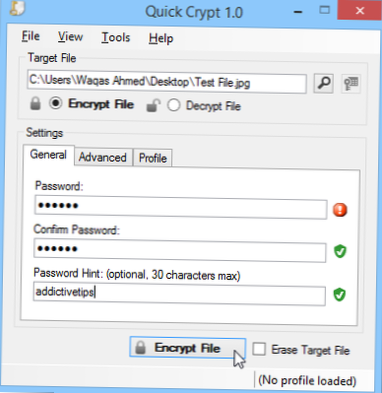 Quick Crypt Encrypt Files And Set Schedule A Delete Date For Them