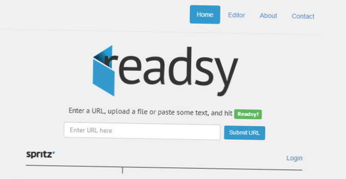 Quickly Master Speed Reading With The Readsy Web App
