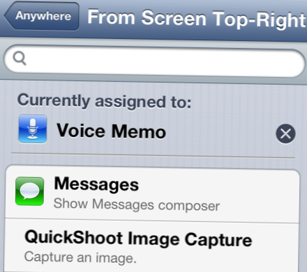 Quickly Record A Voice Memo In iOS Using An Activator Gesture