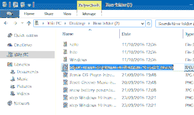Quickly Rename Multiple Files In Windows 10 Using Tab Key